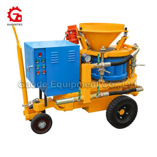 Gaodetec GZ-9E 9m3/h electric gunite shotcrete spraying machine for Mining operations